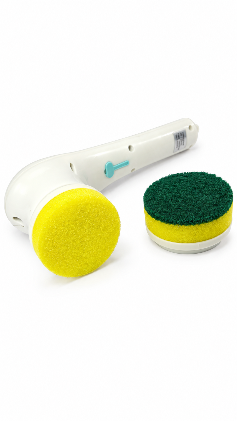 ZynkPro handheld brush with scrub sponge and brush attachments